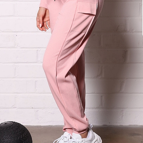 Fashion Nova Ribbed Jogger - Picture 2 of 3